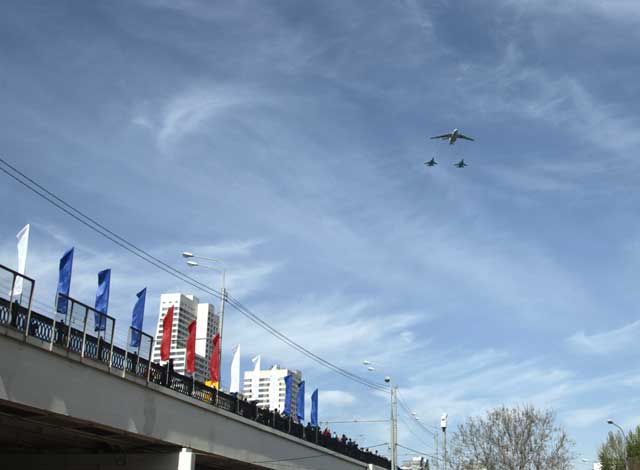 Авиационная техника на Параде Победы. 9 мая 2015 года, Москва