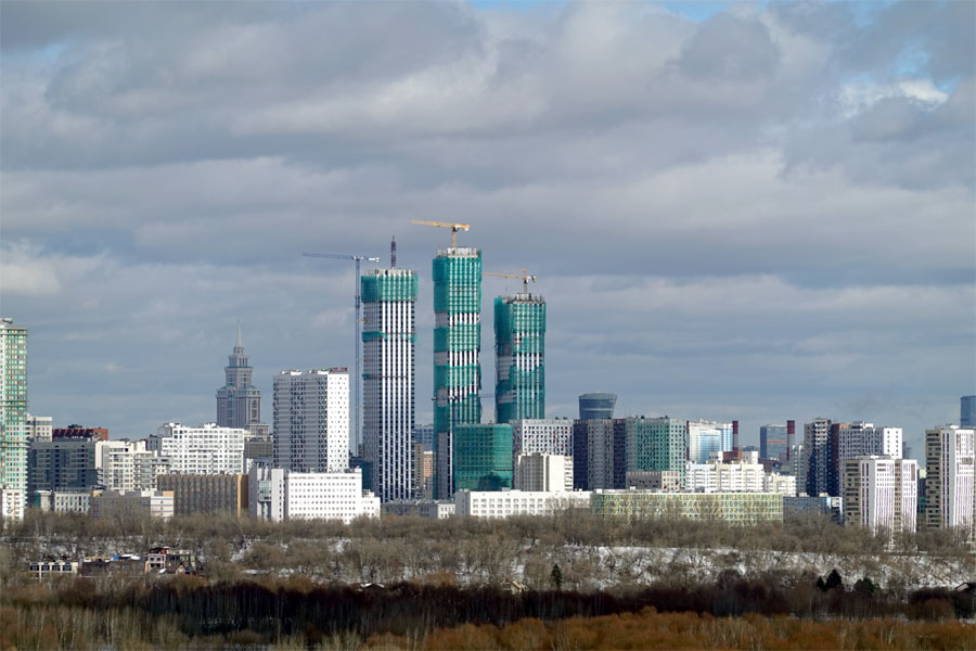 Вид на Москву с Крылатских холмов. Камера Sony RX100 VII. 