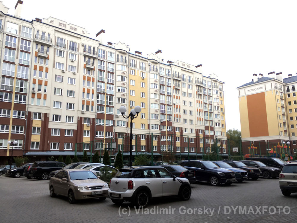Один из жилых комплексов, которые массово строились в 2010-е году в Зеленозградске